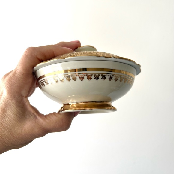 Johann Leftman Vohenstrauss Bavaria vintage covered bowl - sugar bowl - … - Picture 10 of 10